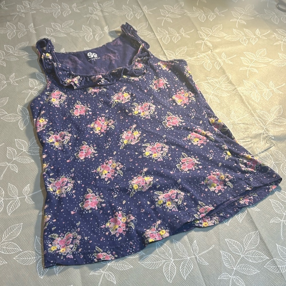 SO. Ladies Floral Tank Top.